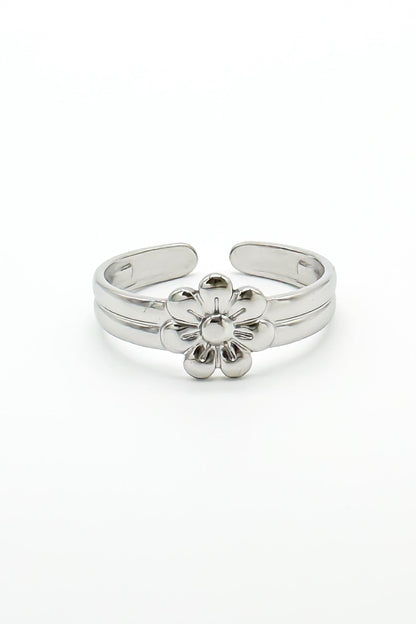 Blossom Flower - Ring - Stainless Steel - Verstelbaar Ring