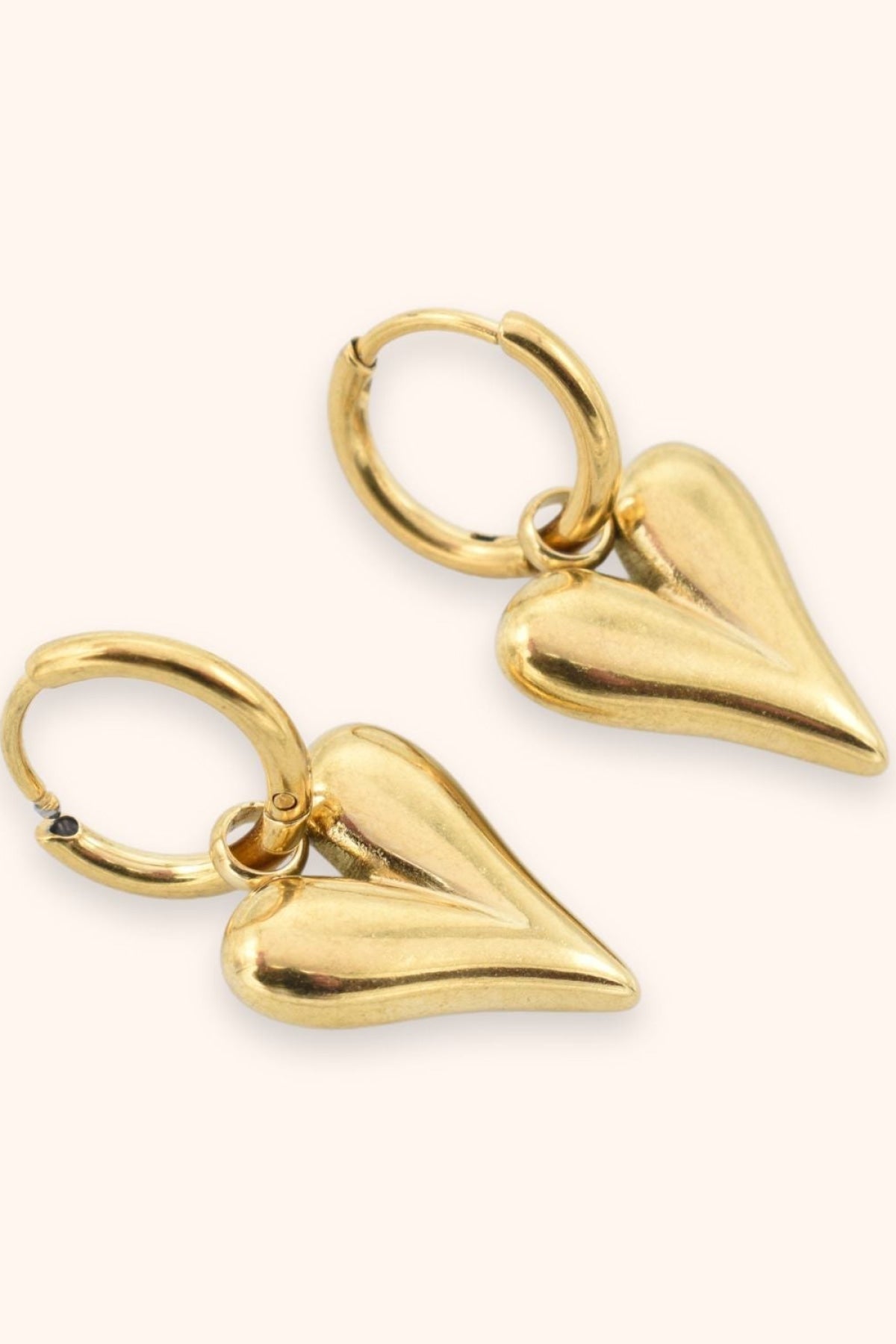 Hartjes Oorbellen Oorbellen - Goud