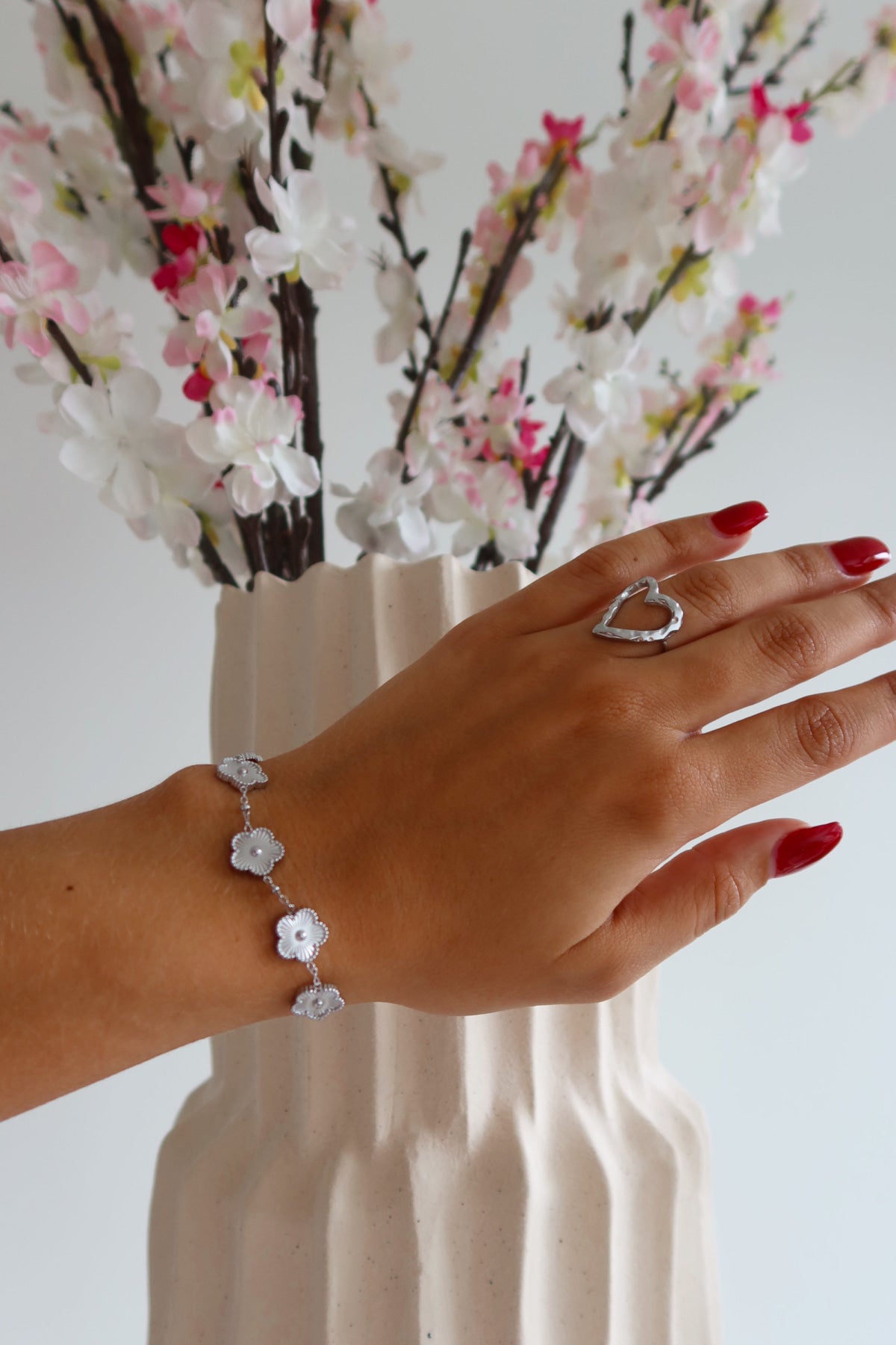 Klaver Armband Zilver