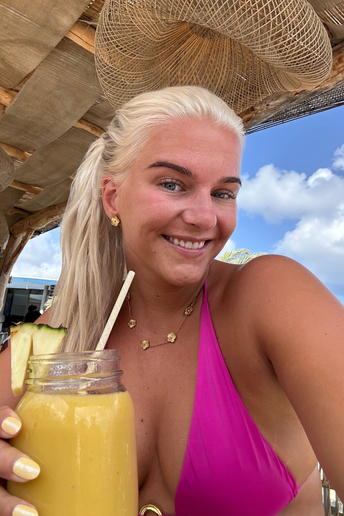 Klaver Knopjes Oorbellen