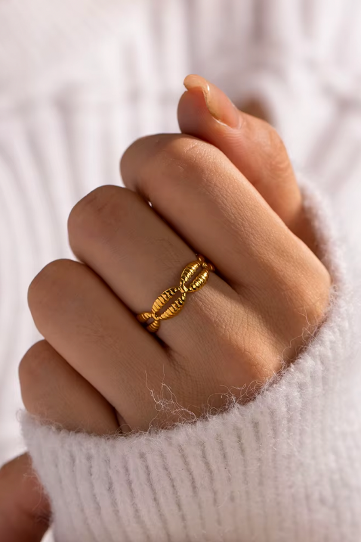Schelpen ring