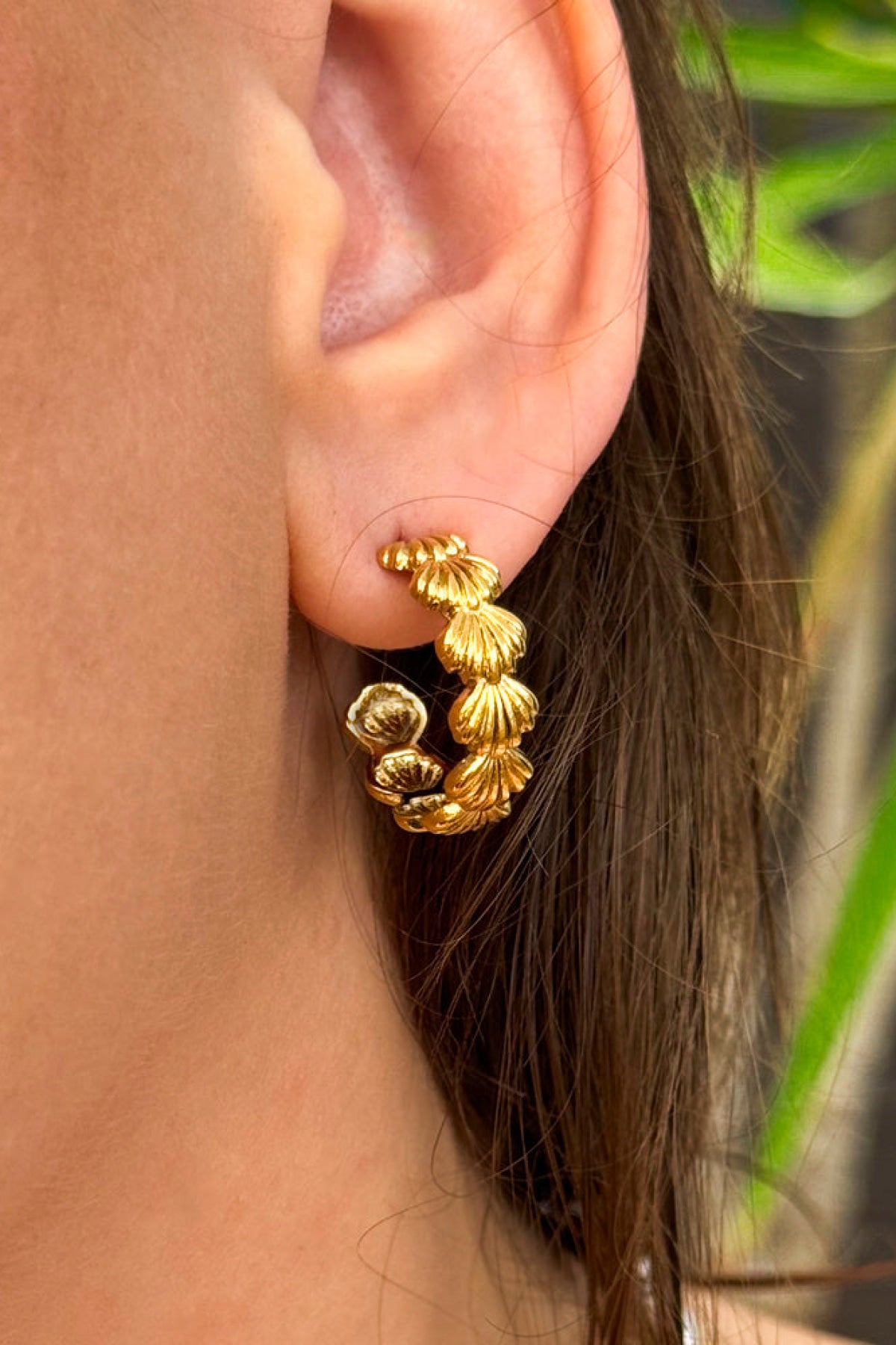 Schelpen Oorbellen Rings