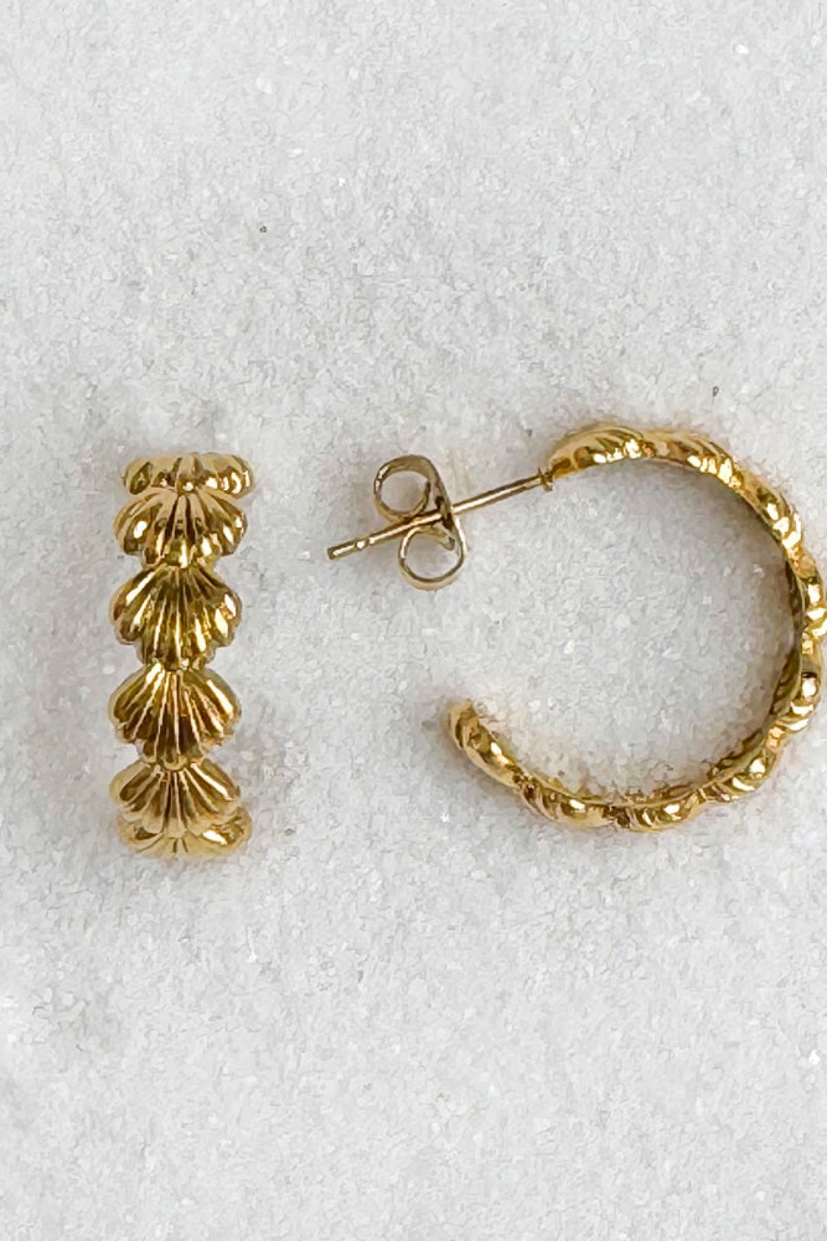 Schelpen Oorbellen Rings