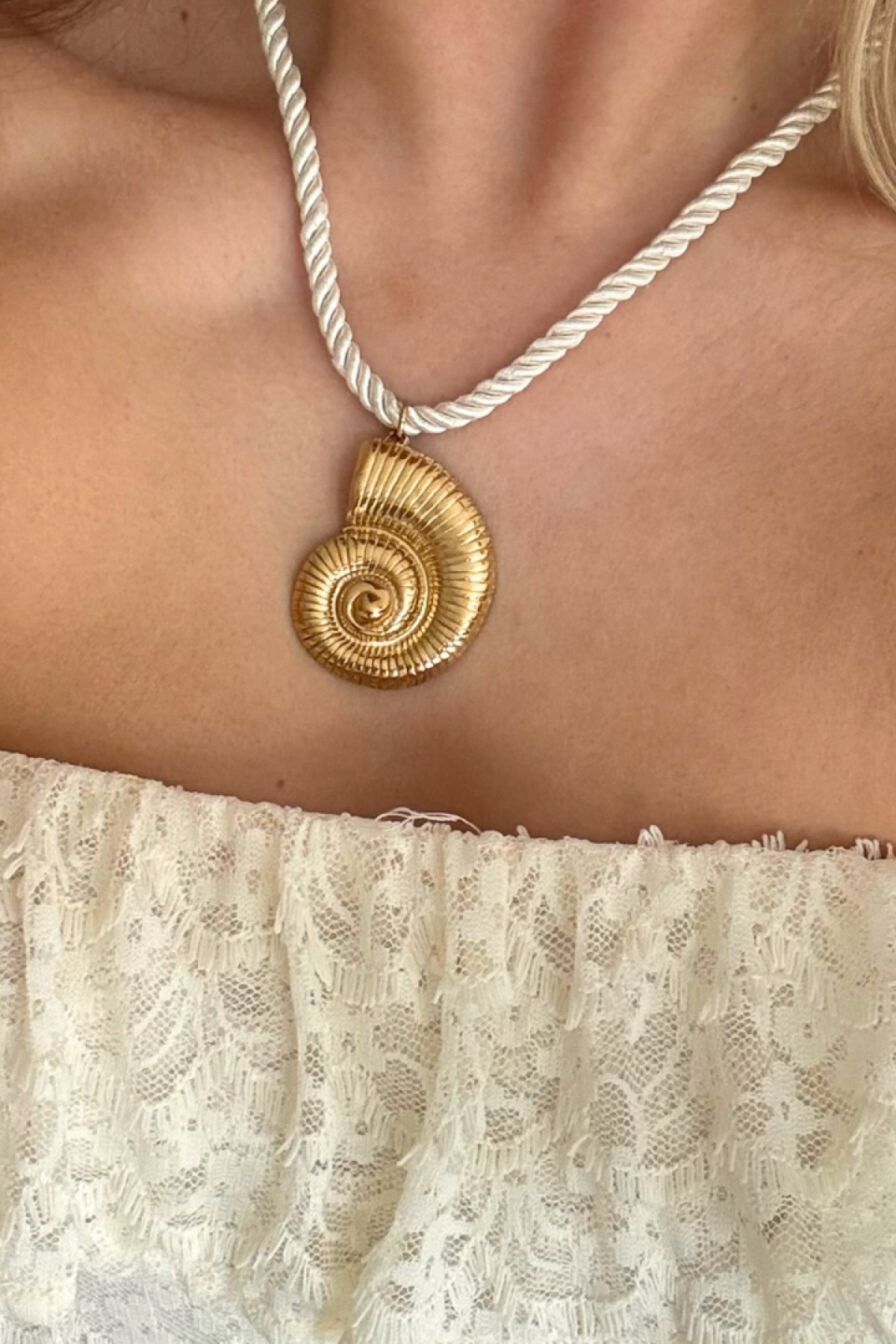 Strand Schelp Ketting