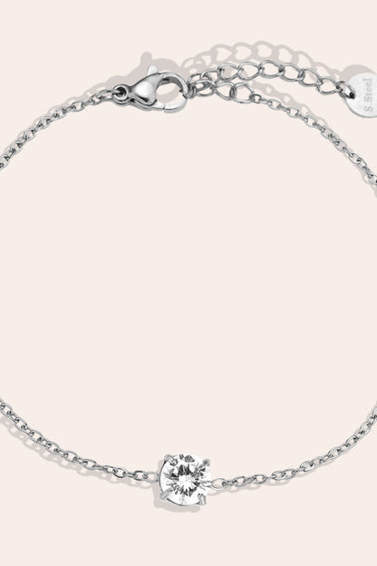 Zirkonia Steentje Armband