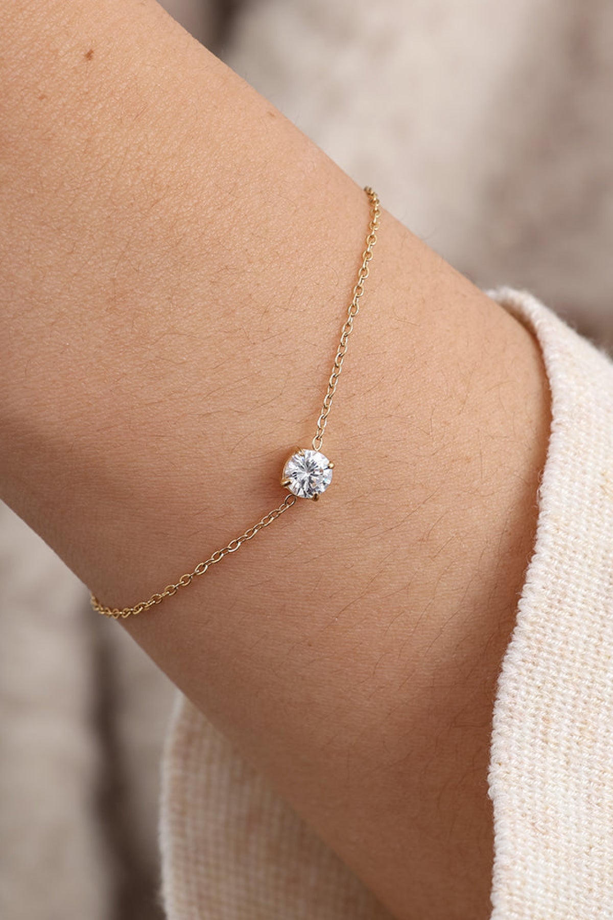 Zirkonia Steentje Armband